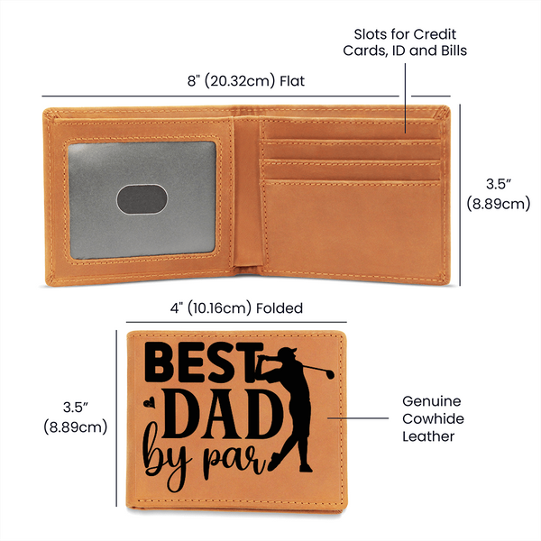Best Dad Golf Wallet Gift - Mallard Moon Gift Shop