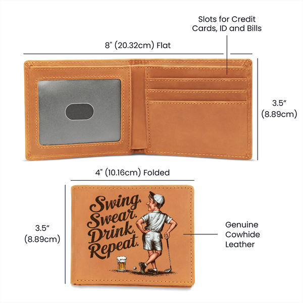 Swing & Swear Golf Wallet - Mallard Moon Gift Shop