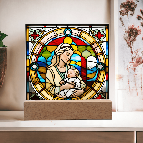 Radiant Motherhood Light Plaque