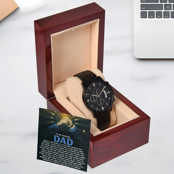 Heartfelt Dad Chrono Watch - Mallard Moon Gift Shop