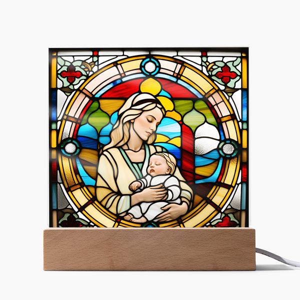 Radiant Motherhood Light Plaque - Mallard Moon Gift Shop