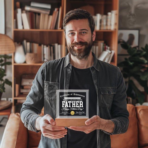 World's Funniest Dad Plaque - Mallard Moon Gift Shop