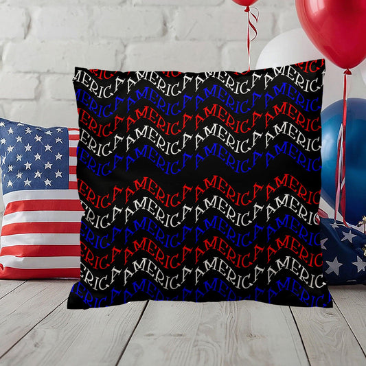 America Patriotic Home Decor Indoor-Outdoor Polyester Printed Pillow - Mallard Moon Gift Shop
