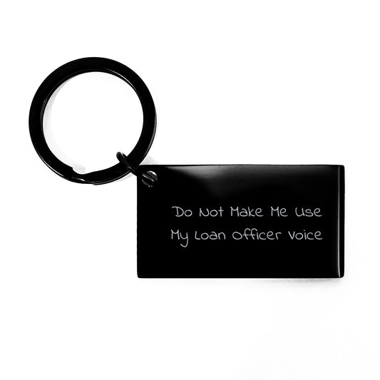 Funny Loan Officer Gifts from Friends for Loan Officer Christmas Unique Keychain - Image 1