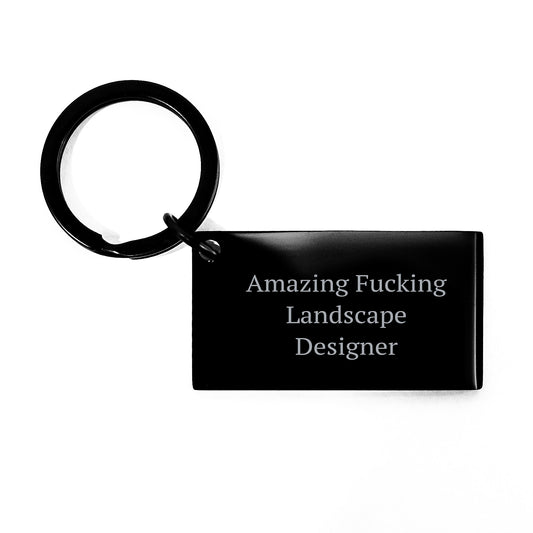 Funny Landscape Designer Keychain Gifts from Men to Landscape Designers, Unique Christmas Unique Gifts for Friends - Image 1