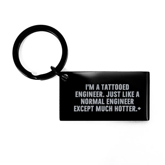 Funny Engineer Gifts from Friends for Engineer Keychain Hot Engineer Christmas Unique Ideas - Image 1