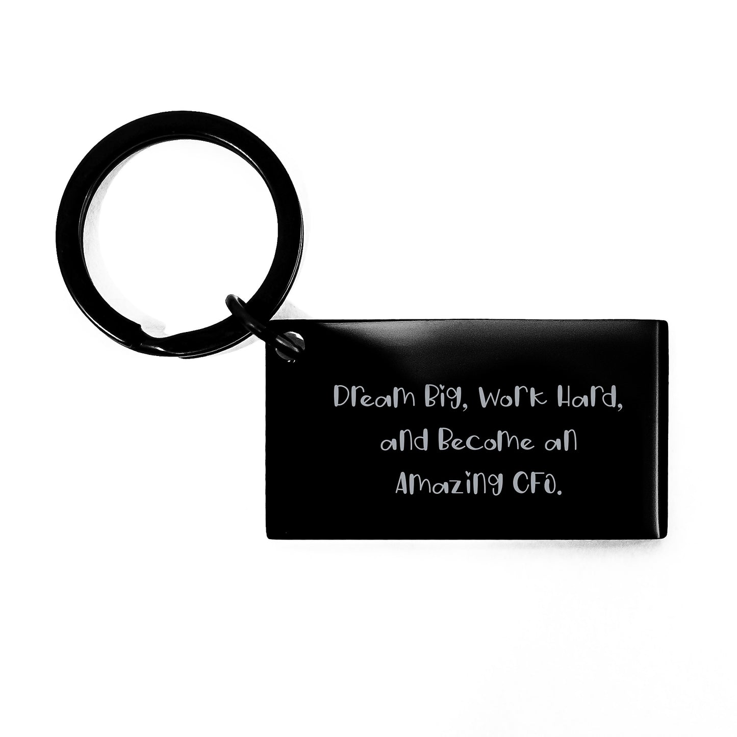 Funny CFO Keychain Gifts for Men, Funny CFO Keychain Inspirational Quotes, Gifts from Friends for CFO, Unique Christmas Unique Gifts for CFO - Image 1