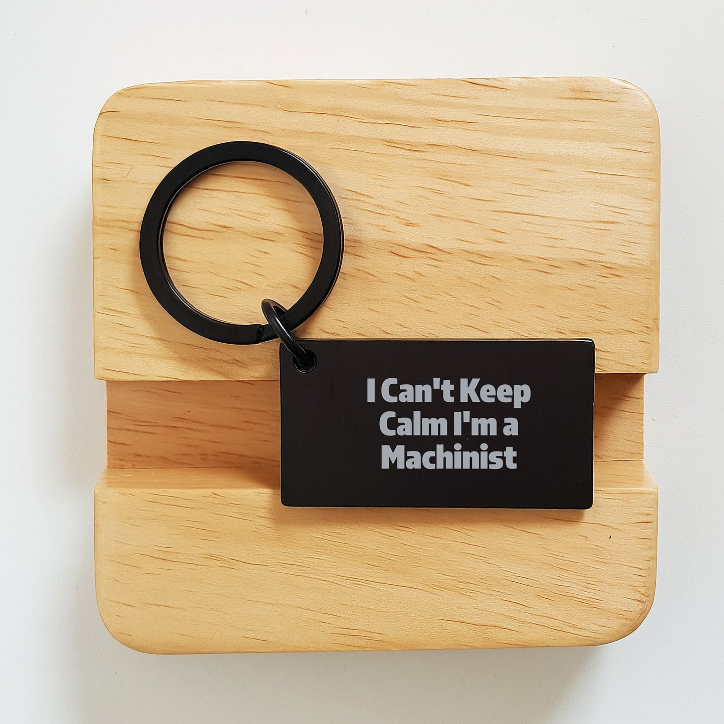 Funny Machinist Keychain Gifts for Him, Gifts from Friends to Machinist Dad, Unique Christmas Unique Gifts for Men - Image 2