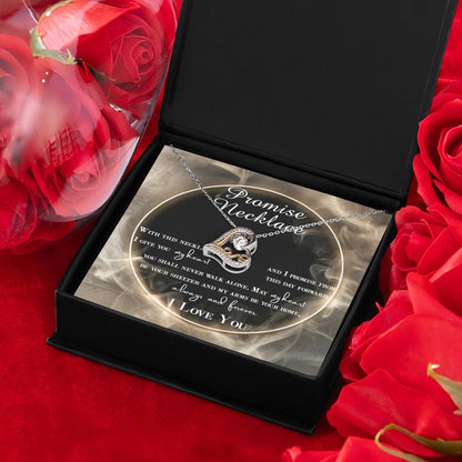 Wife Promise My Heart Love Necklace Anniversary Wedding Birthday Valentine's Day Gift From Husband - Mallard Moon Gift Shop