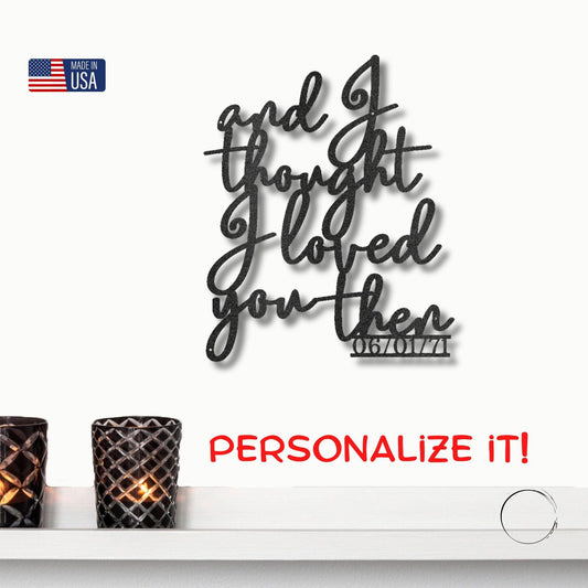 Ever Growing Love Custom Indoor Outdoor Steel Wall Sign - Mallard Moon Gift Shop