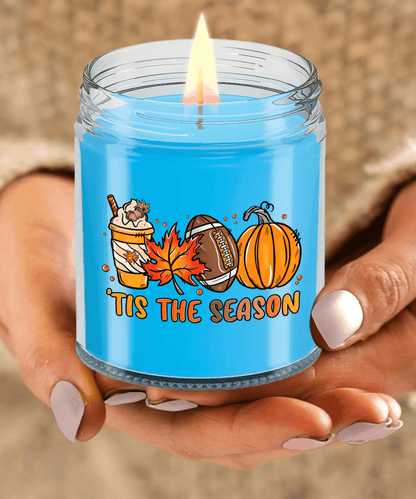 Smells Like Football, Fall and Pumpkin Spice Scented Soy Candles - Mallard Moon Gift Shop