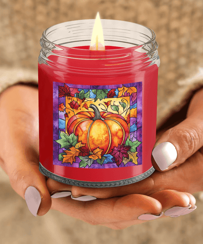 Fall Pumpkin Soy Container Jar Candle Home Decor - Mallard Moon Gift Shop