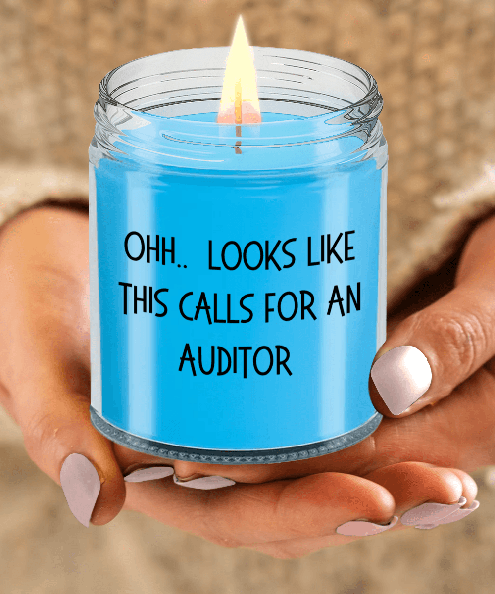 Auditor Gifts - OHH - Looks Like This Calls for an Auditor Office Humor Scented Soy Candle - Mallard Moon Gift Shop