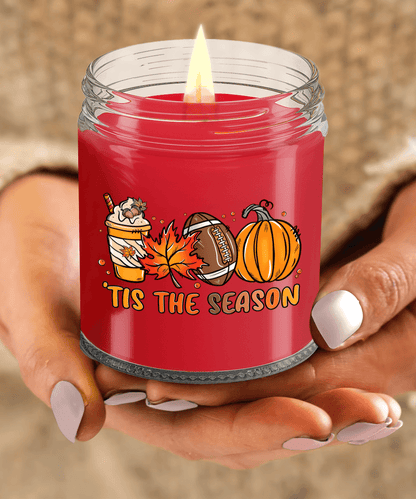 Smells Like Football, Fall and Pumpkin Spice Scented Soy Candles - Mallard Moon Gift Shop