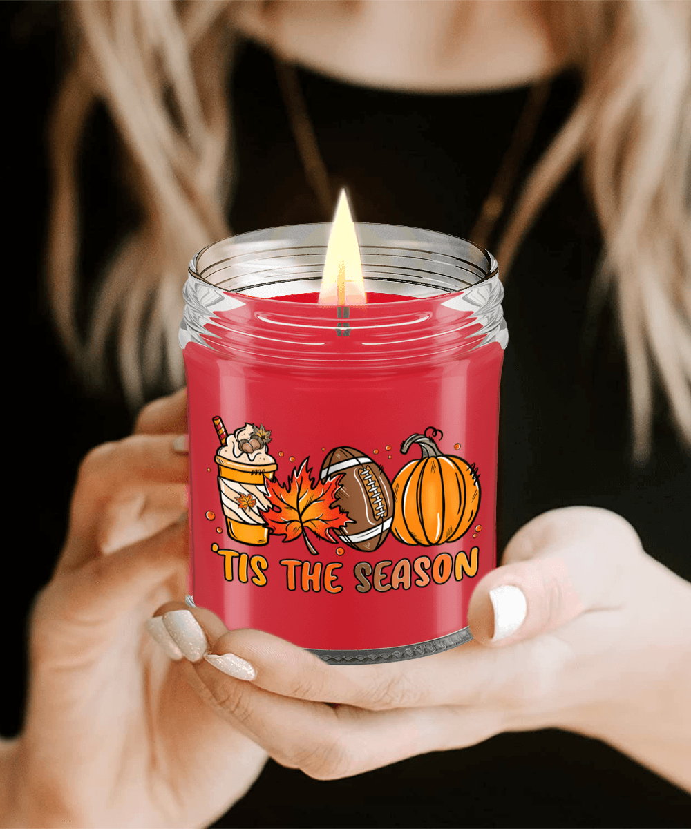 Smells Like Football, Fall and Pumpkin Spice Scented Soy Candles - Mallard Moon Gift Shop