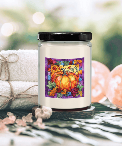Fall Pumpkin Soy Container Jar Candle Home Decor - Mallard Moon Gift Shop