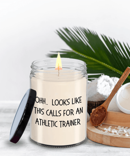 Athletic Trainer Gifts - OHH - Looks Like This Calls for an Athletic Trainer Office Humor Scented Soy Candle - Mallard Moon Gift Shop