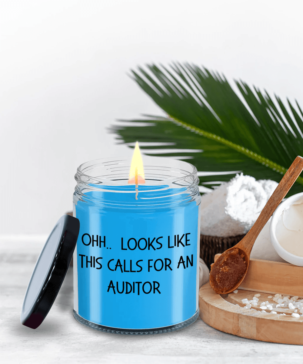 Auditor Gifts - OHH - Looks Like This Calls for an Auditor Office Humor Scented Soy Candle - Mallard Moon Gift Shop