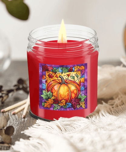 Fall Pumpkin Soy Container Jar Candle Home Decor - Mallard Moon Gift Shop