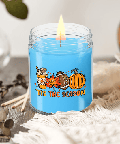 Smells Like Football, Fall and Pumpkin Spice Scented Soy Candles - Mallard Moon Gift Shop