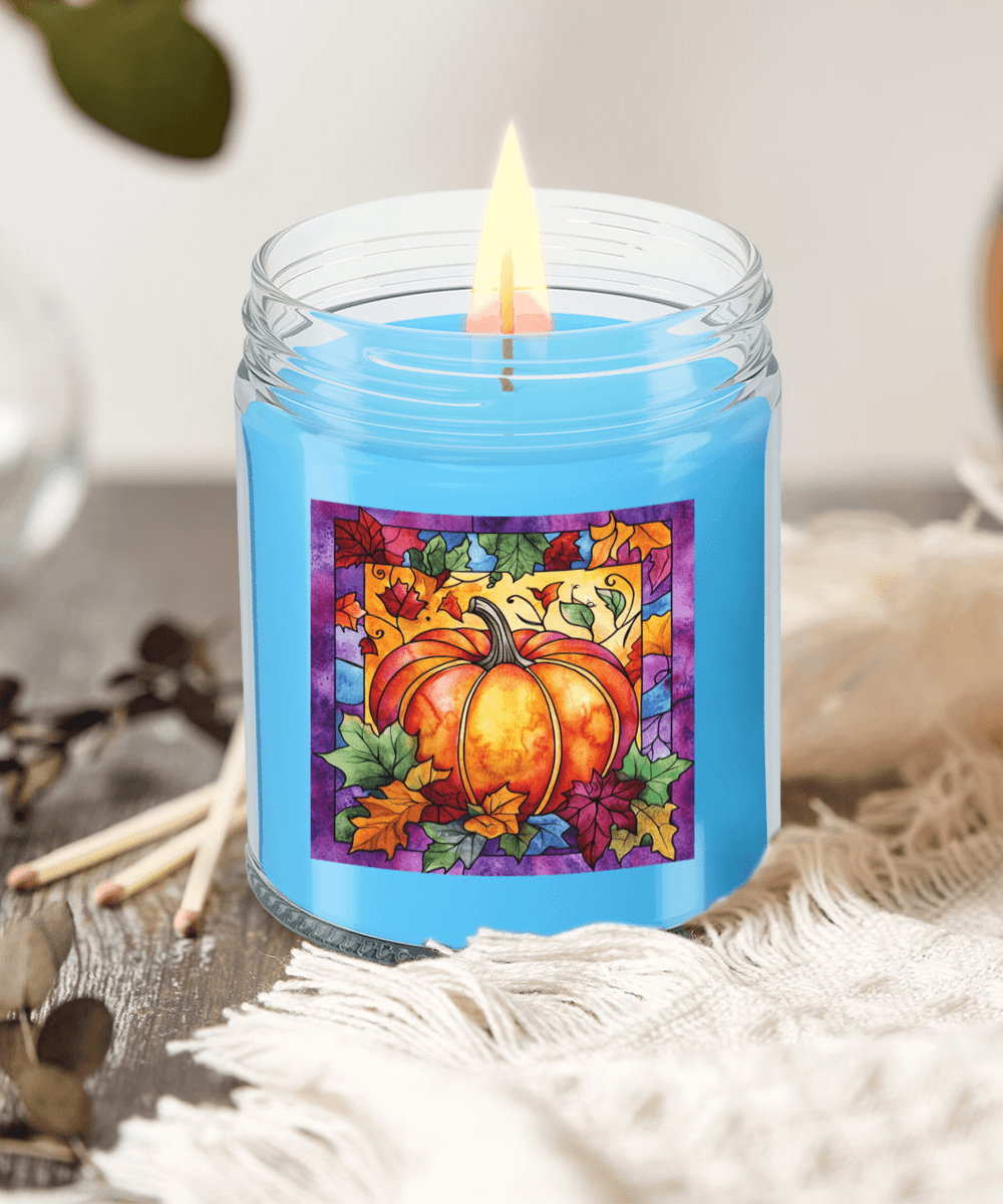 Fall Pumpkin Soy Container Jar Candle Home Decor - Mallard Moon Gift Shop
