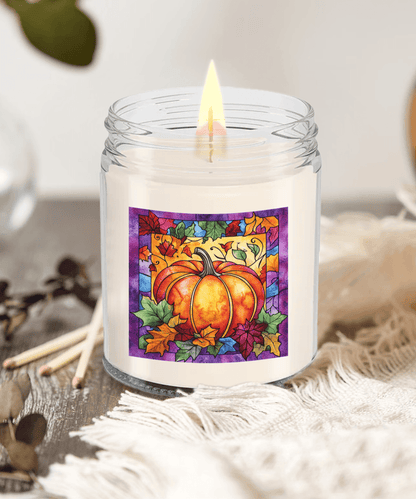 Fall Pumpkin Soy Container Jar Candle Home Decor - Mallard Moon Gift Shop