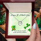St. Patrick's Day You're the Pot of Gold Lucky in Love Pendant Necklace - Mallard Moon Gift Shop