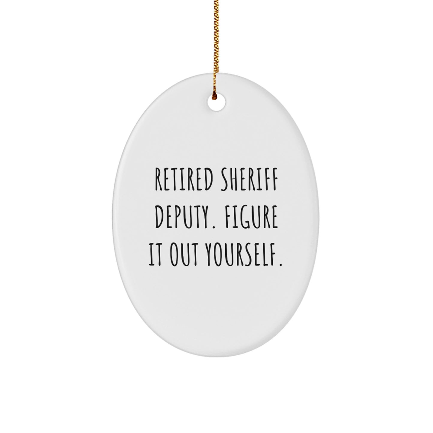 Funny Sheriff Deputy Gifts for Men Christmas Unique Gifts from Friends Family - Image 1