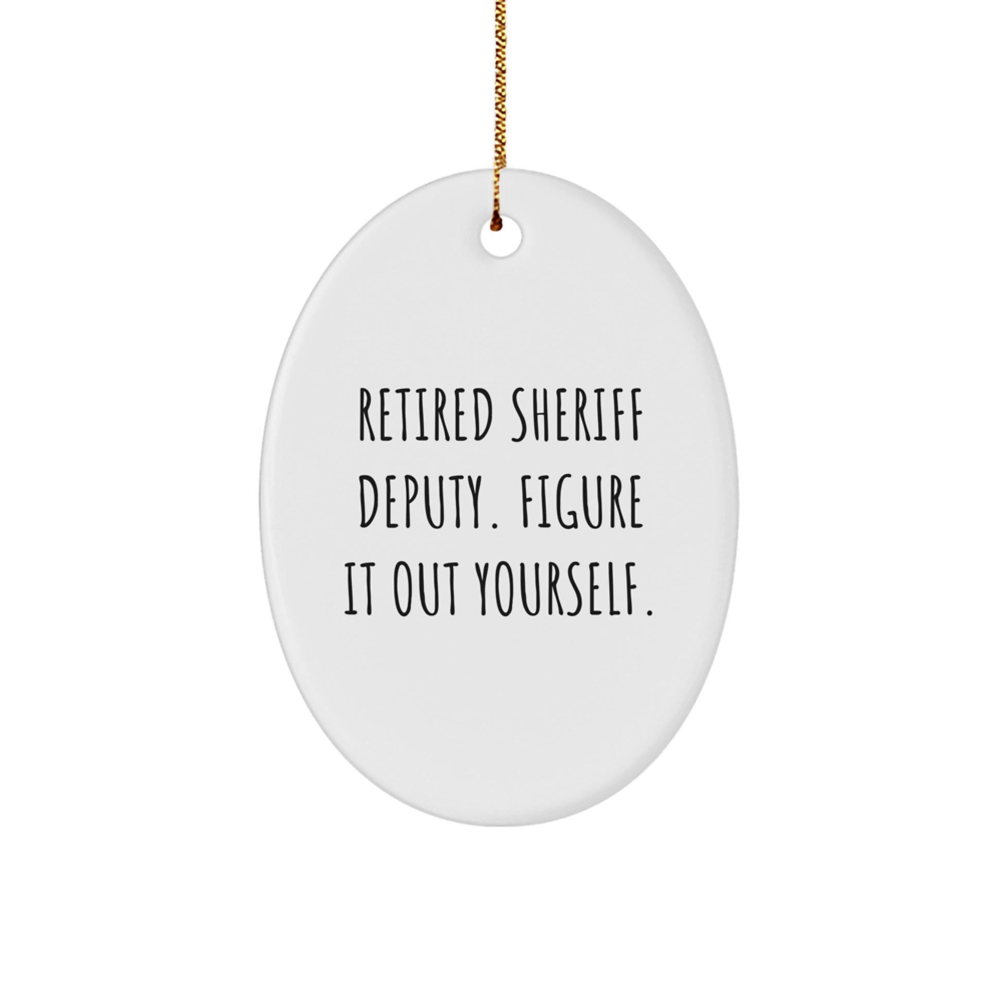 Funny Sheriff Deputy Gifts for Men Christmas Unique Gifts from Friends Family - Image 1