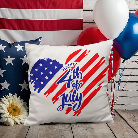 Heart of America Patriotic Indoor-Outdoor Pillow - Mallard Moon Gift Shop