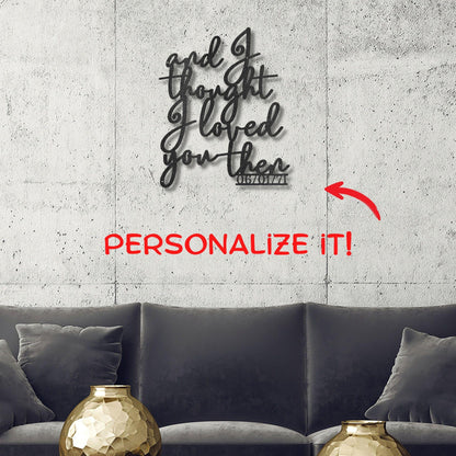 Ever Growing Love Custom Indoor Outdoor Steel Wall Sign - Mallard Moon Gift Shop