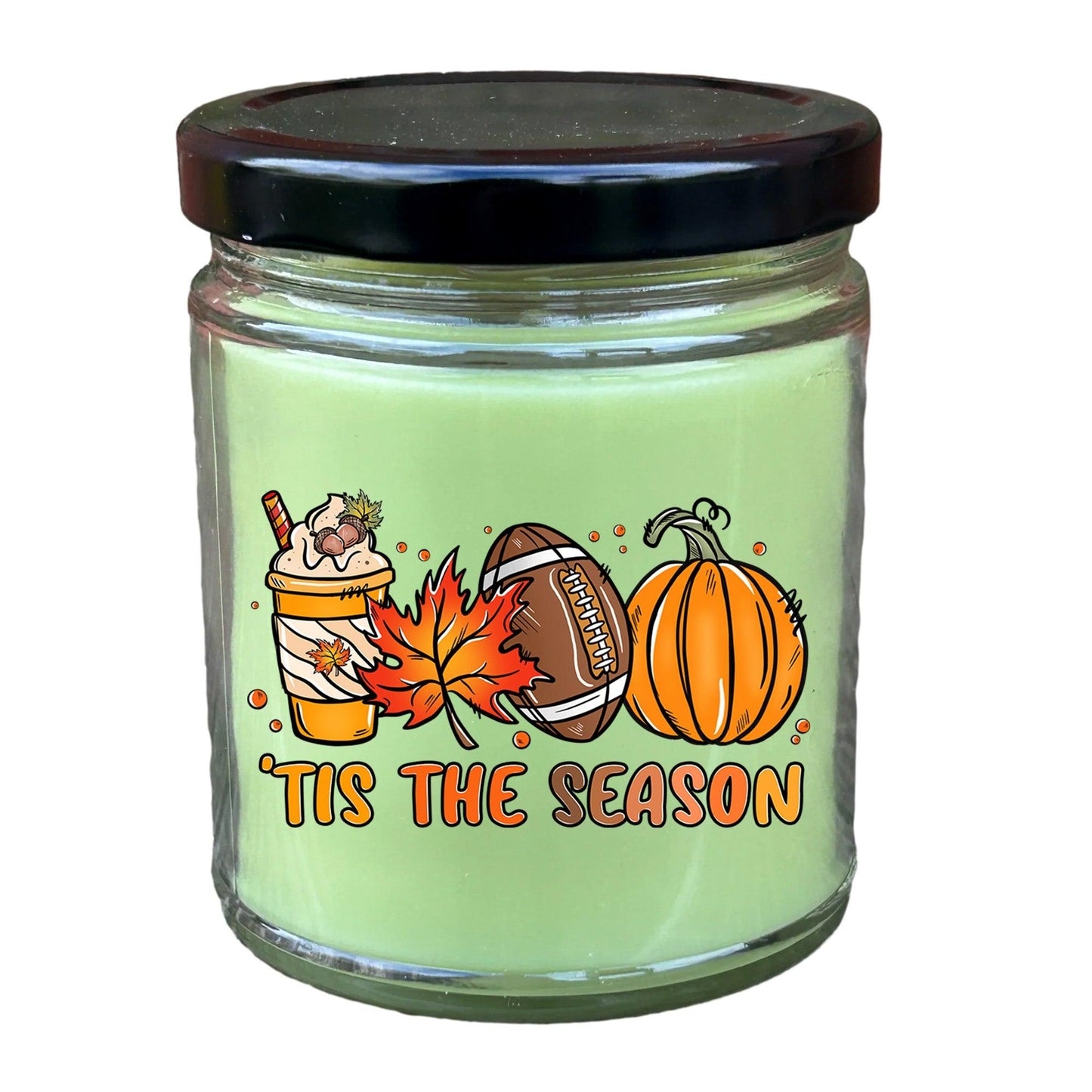 Smells Like Football, Fall and Pumpkin Spice Scented Soy Candles - Mallard Moon Gift Shop