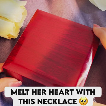 Gift for Bonus Daughter - I Will Forever Be Here for You - Interlocking Hearts Necklace