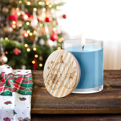 Pumpkin and Spice Engraved Lid Soy Scented Candle - Mallard Moon Gift Shop