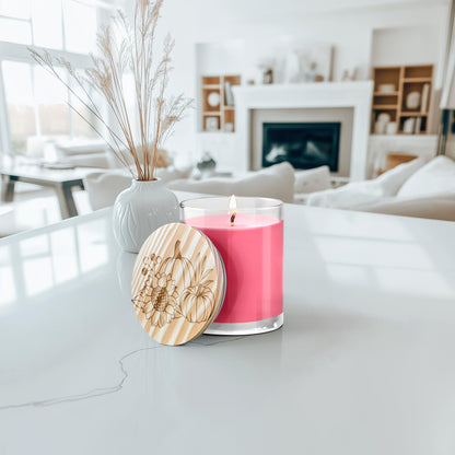 Pumpkin and Spice Engraved Lid Soy Scented Candle - Mallard Moon Gift Shop