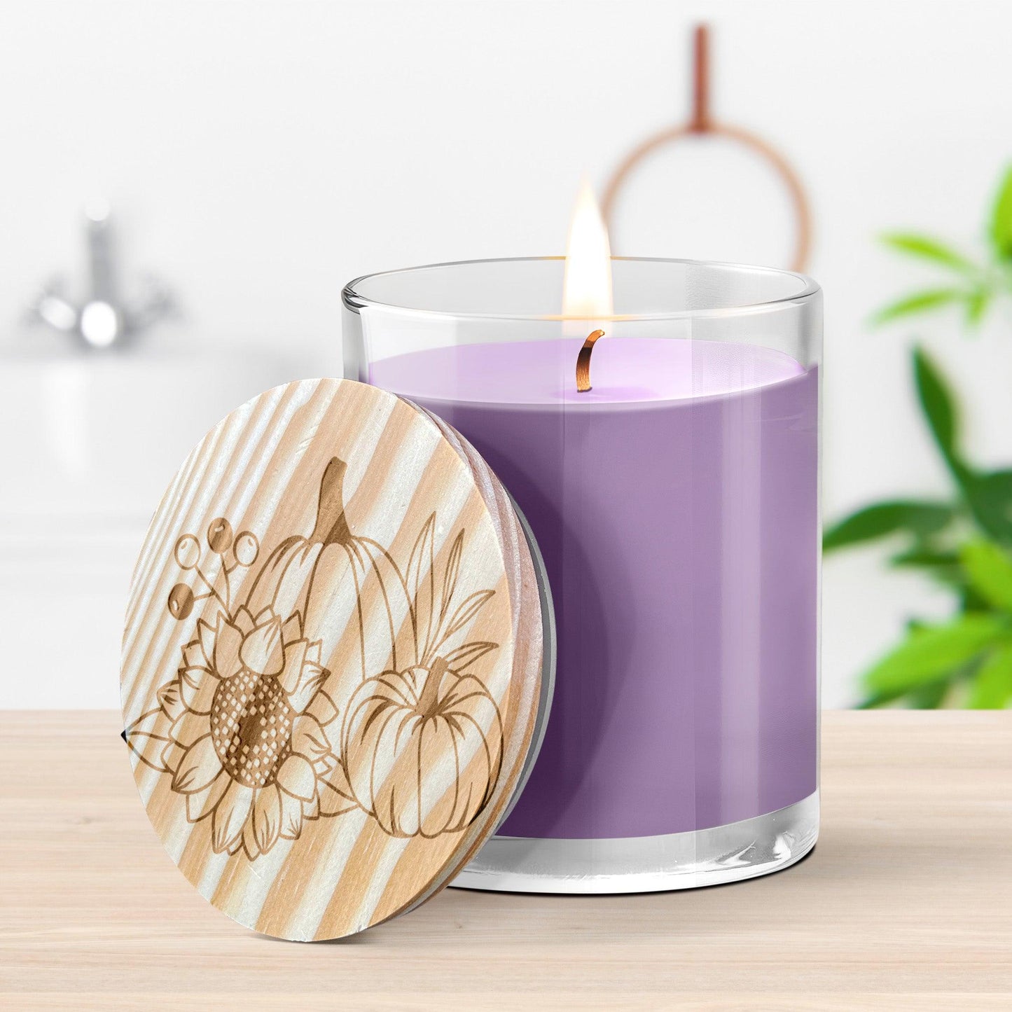 Pumpkin and Spice Engraved Lid Soy Scented Candle - Mallard Moon Gift Shop