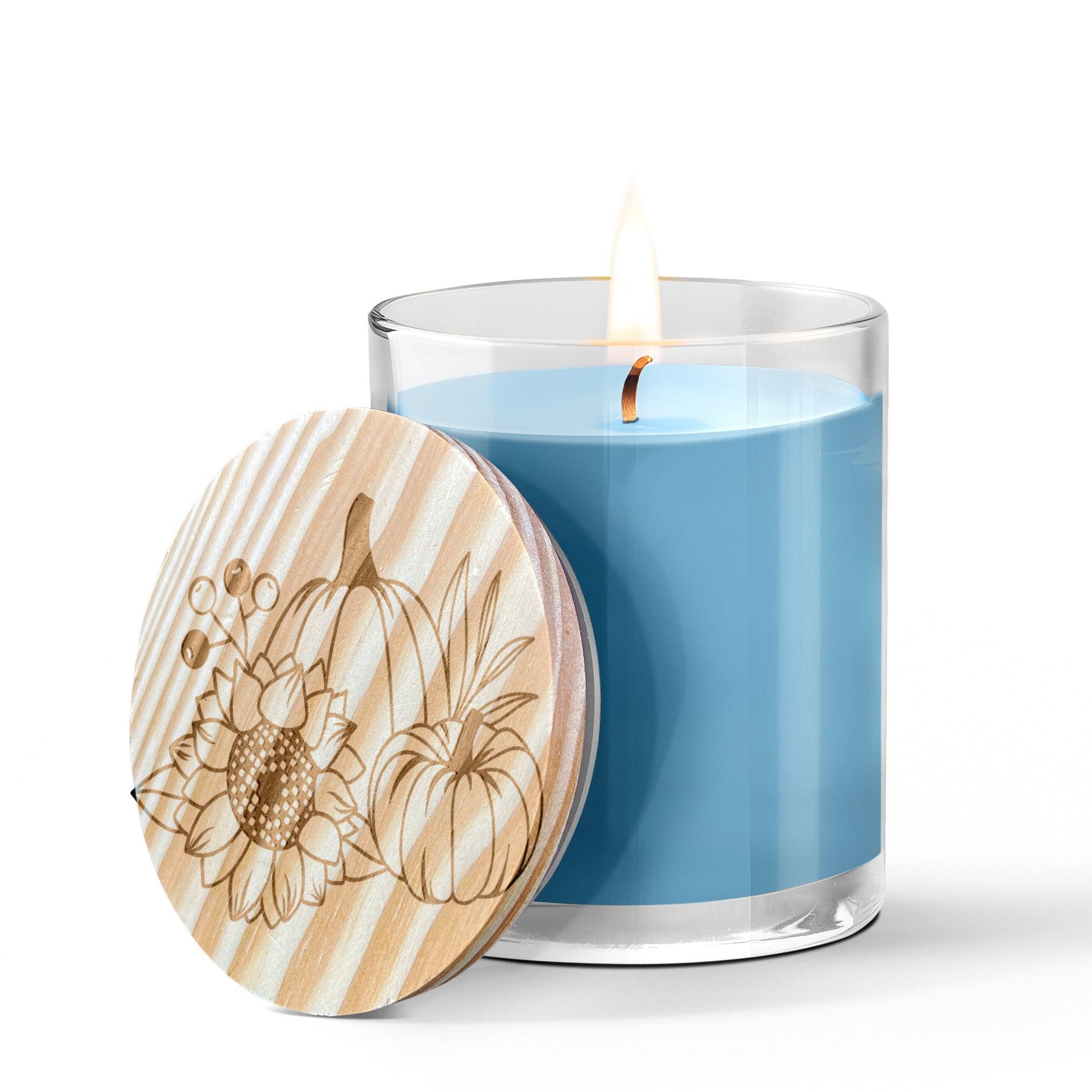 Pumpkin and Spice Engraved Lid Soy Scented Candle - Mallard Moon Gift Shop