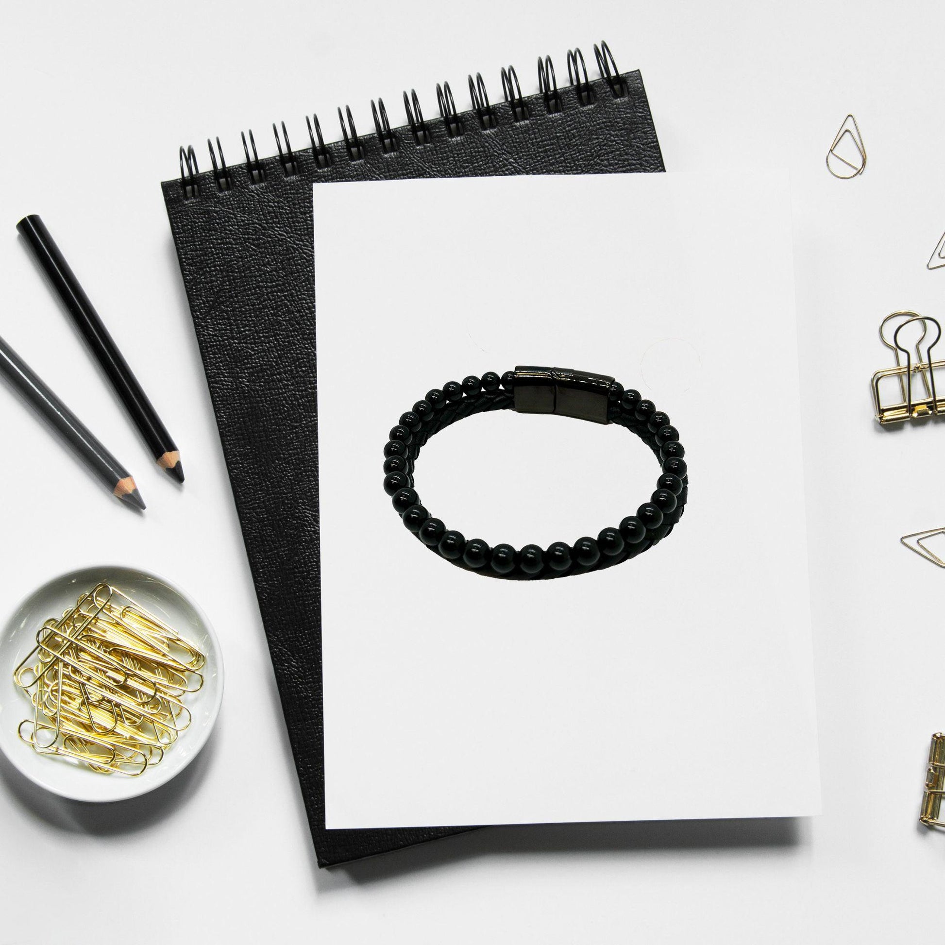 Remarkable Pharmacist Gifts, Your dedication and hard work, Inspirational Birthday Christmas Unique Stone Leather Bracelets For Pharmacist, Coworkers, Men, Women, Friends - Mallard Moon Gift Shop