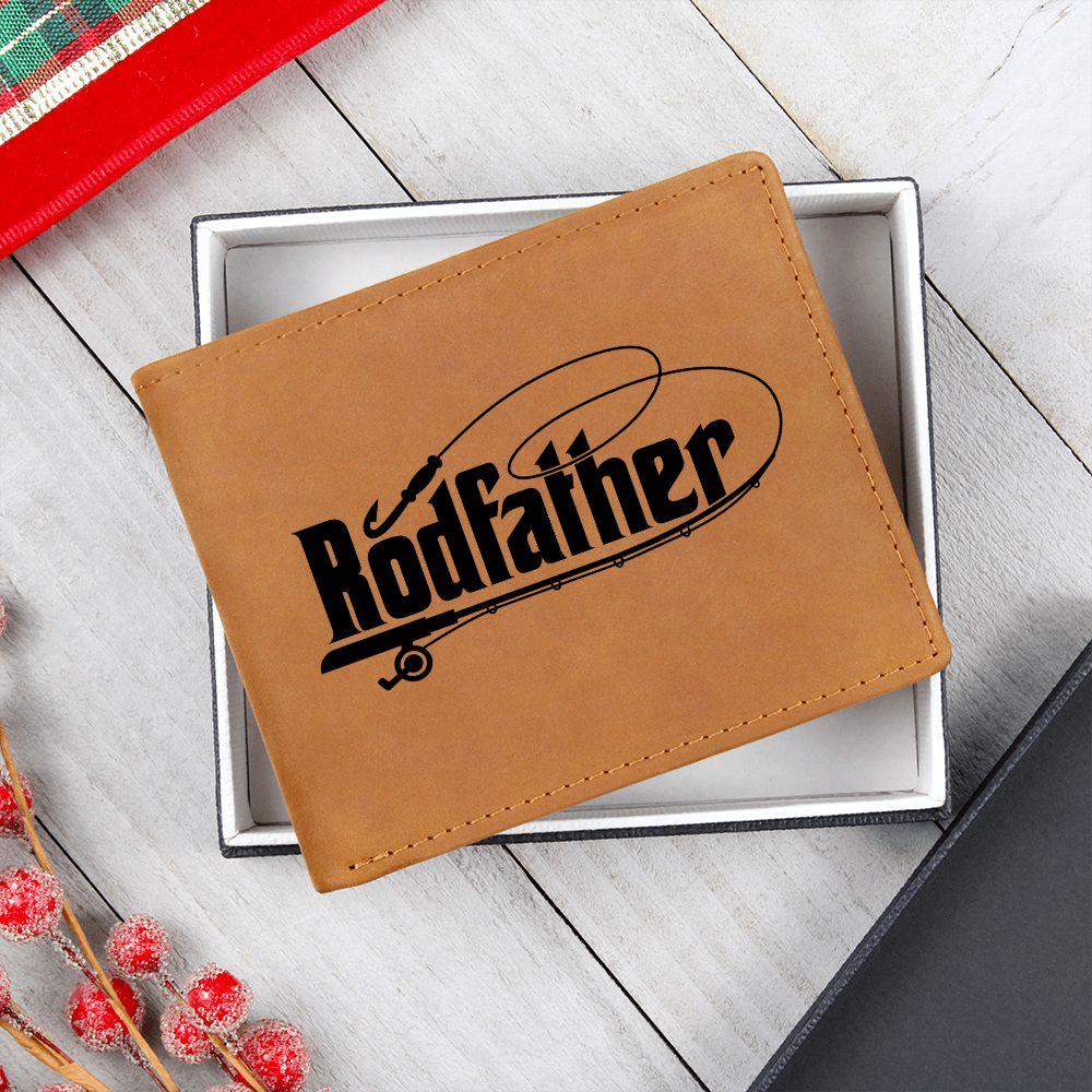 Rodfather Custom Leather Wallet - Mallard Moon Gift Shop