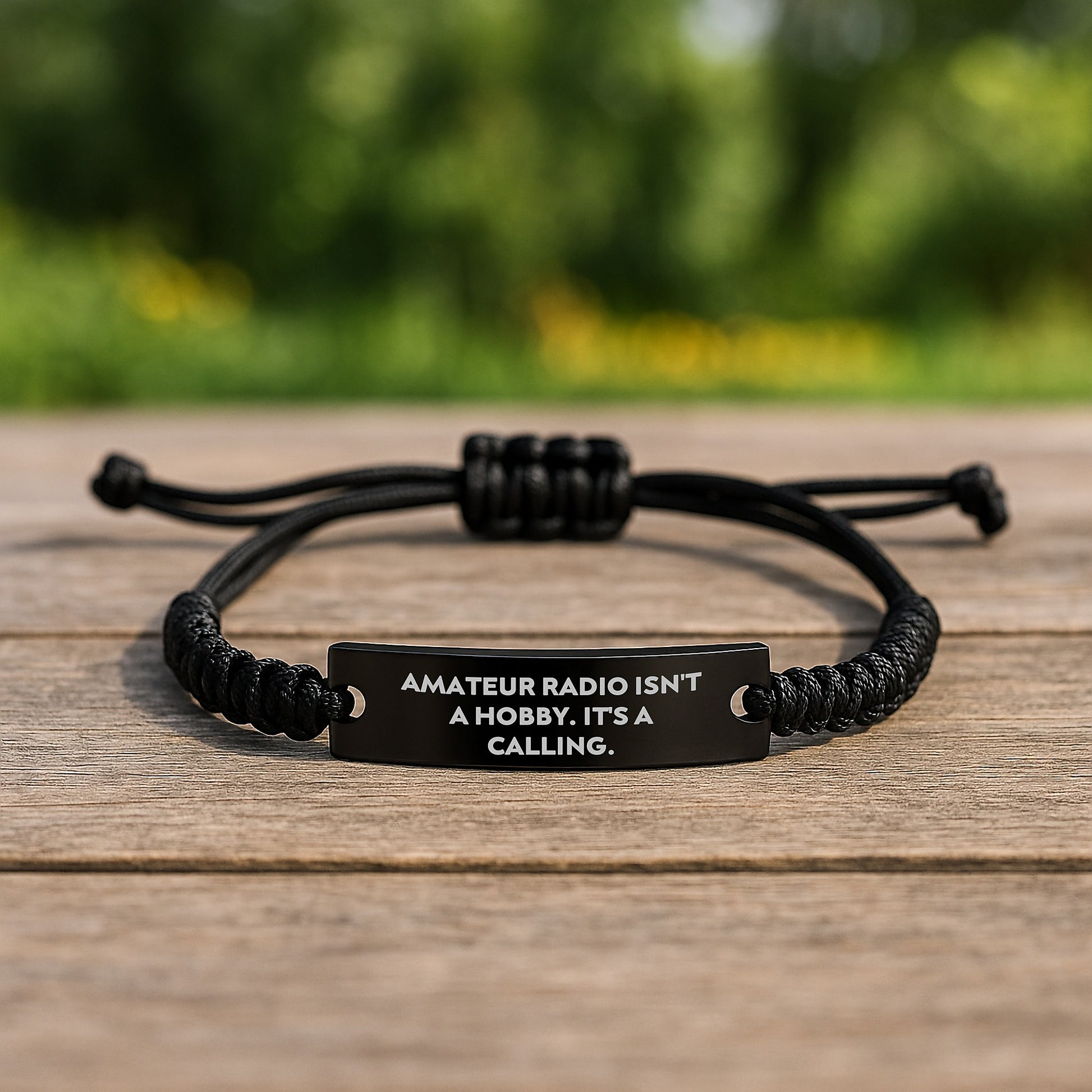 Amateur Radio Lover's Gift, Rope Bracelet for Ham Radio Enthusiasts, Christmas Unique Gifts from Friends and Family - Image 2