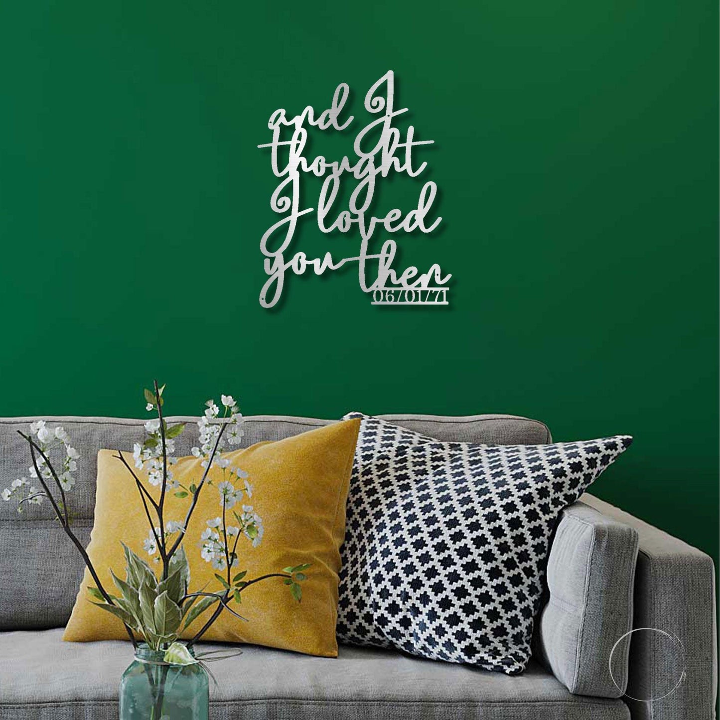 Ever Growing Love Custom Indoor Outdoor Steel Wall Sign - Mallard Moon Gift Shop