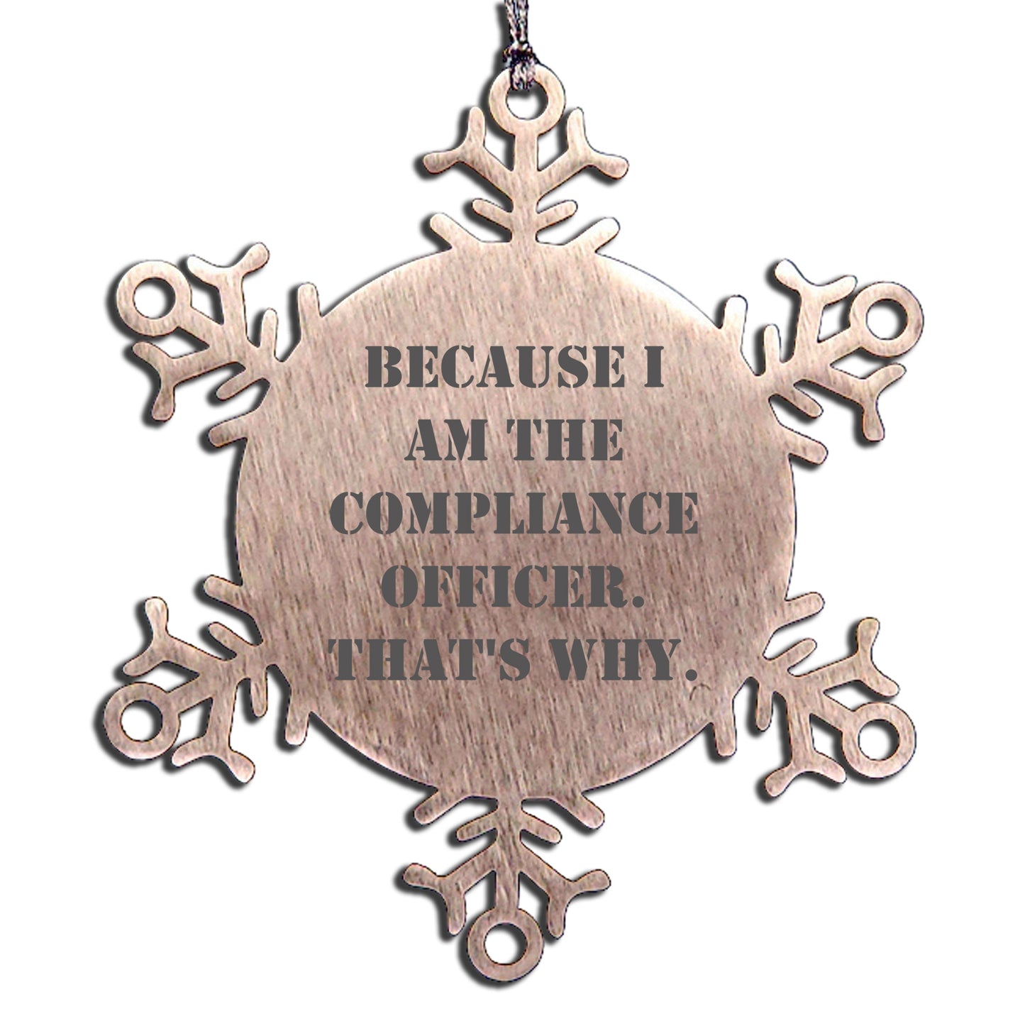 Funny Compliance Officer Gifts Because 'I Am The Compliance Officer That's Why' - Christmas Unique Gifts for Men Women Friends Coworkers Family from Compliance Officer