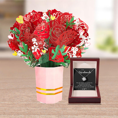 Soulmate You Took My Breath Away Love Forever and Always Pendant Necklace - Mallard Moon Gift Shop