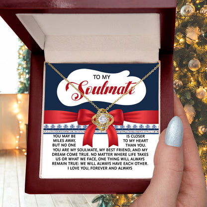 Gift for Soulmate - Have Each Other - Love Knot Pendant Necklace - Mallard Moon Gift Shop