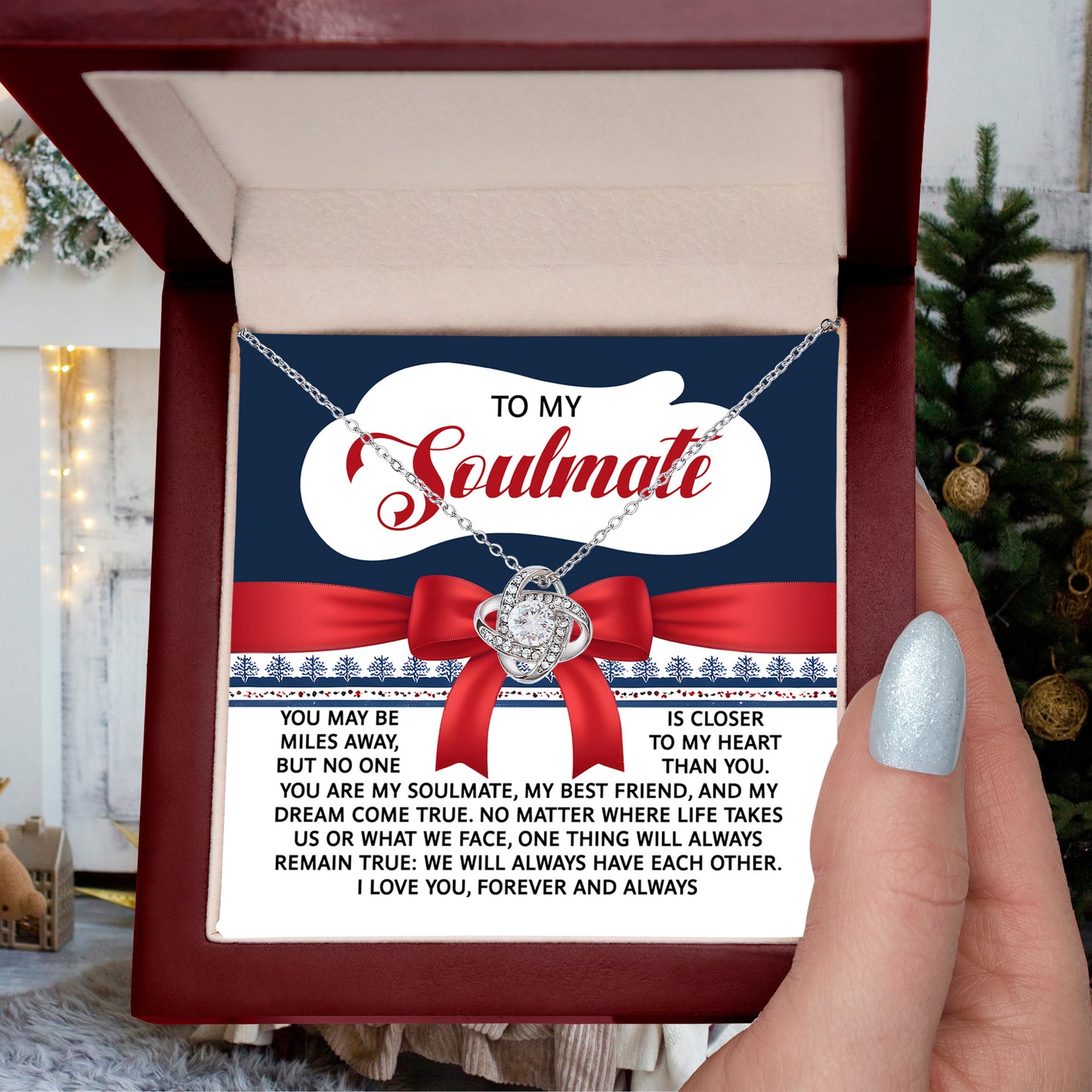 Gift for Soulmate - Have Each Other - Love Knot Pendant Necklace - Mallard Moon Gift Shop