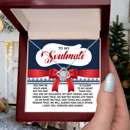 Gift for Soulmate - Have Each Other - Love Knot Pendant Necklace - Mallard Moon Gift Shop