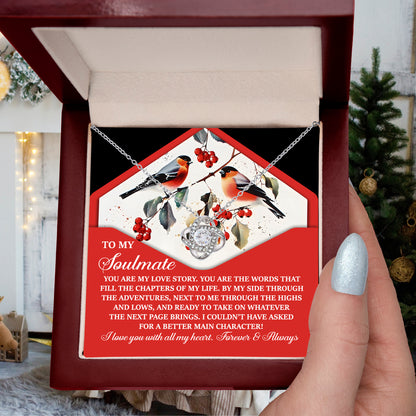 Gift for Soulmate - My Love Story - Love Knot Pendant Necklace - Mallard Moon Gift Shop