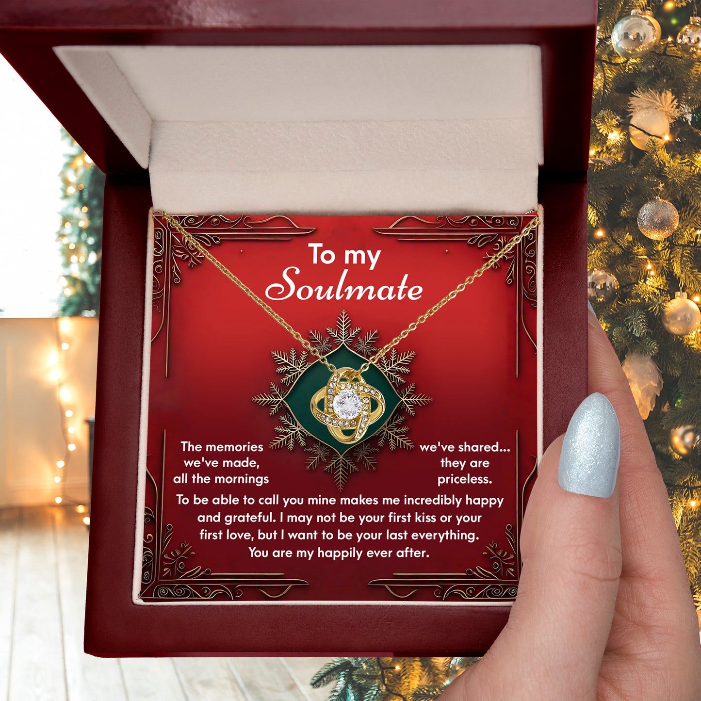 Gift for Soulmate - The Memories - Love Knot Pendant Necklace - Mallard Moon Gift Shop