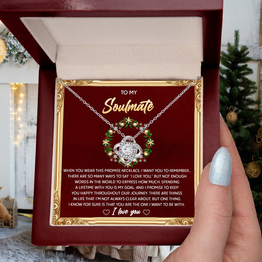 Gift for Soulmate - To Be With - Love Knot Pendant Necklace - Mallard Moon Gift Shop
