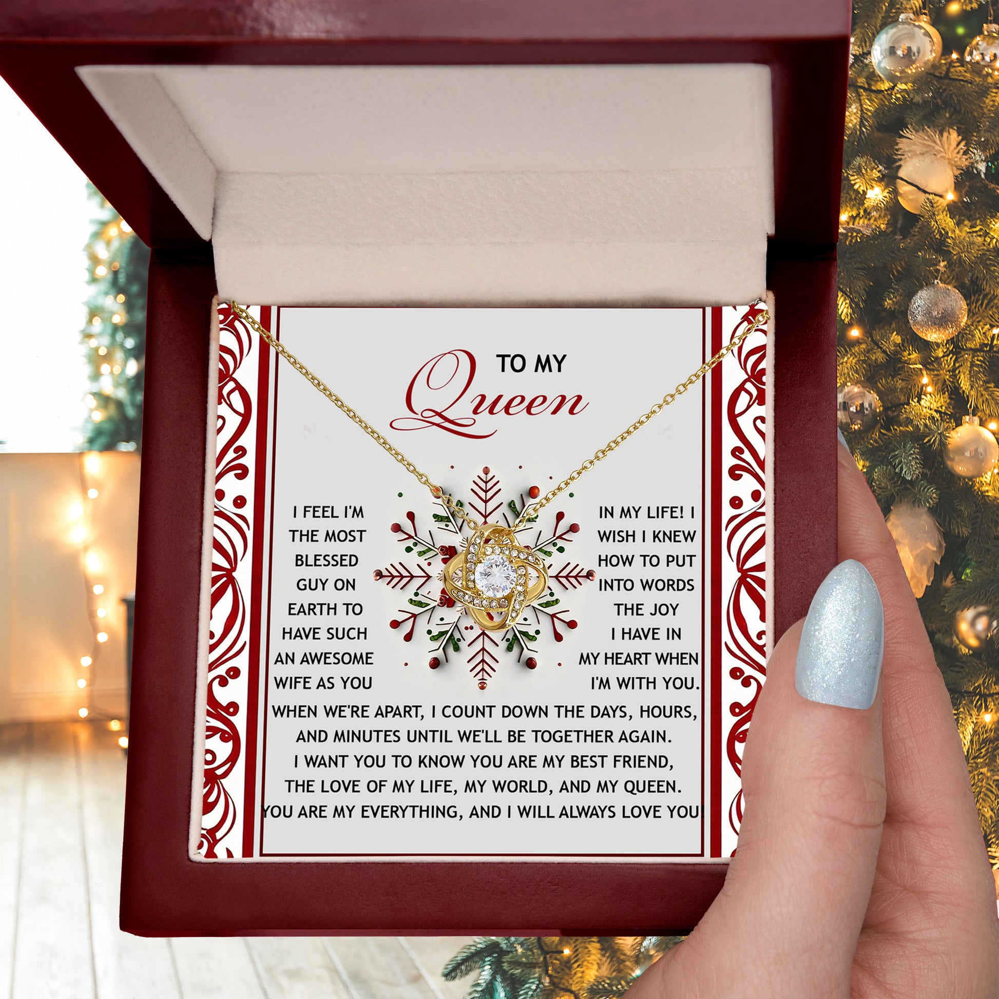 Gift for Soulmate - Together Again - Love Knot Pendant Necklace - Mallard Moon Gift Shop